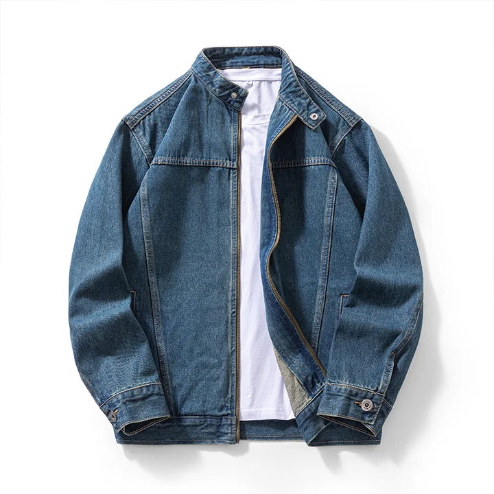 Men's Non-Stretch Denim Jacket | Structured High Street Essential 2