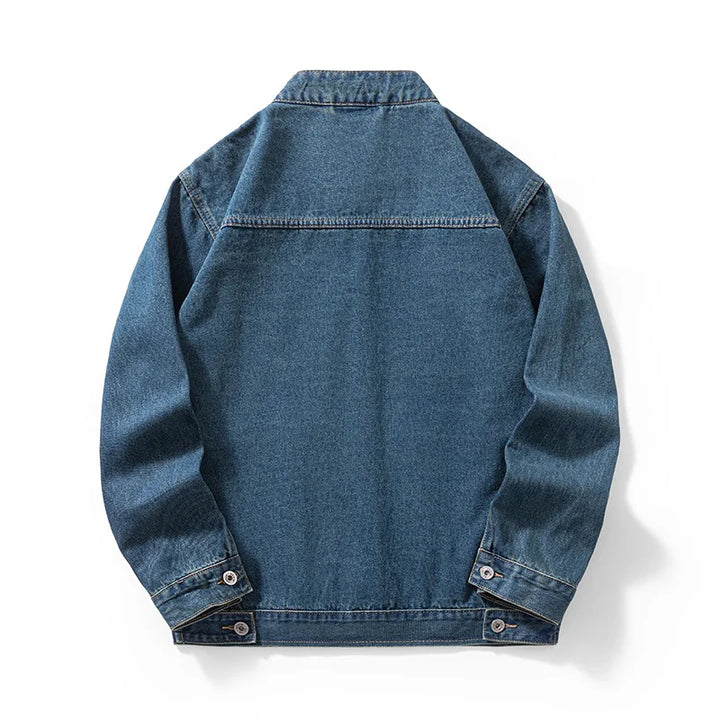 Men's Non-Stretch Denim Jacket | Structured High Street Essential 3