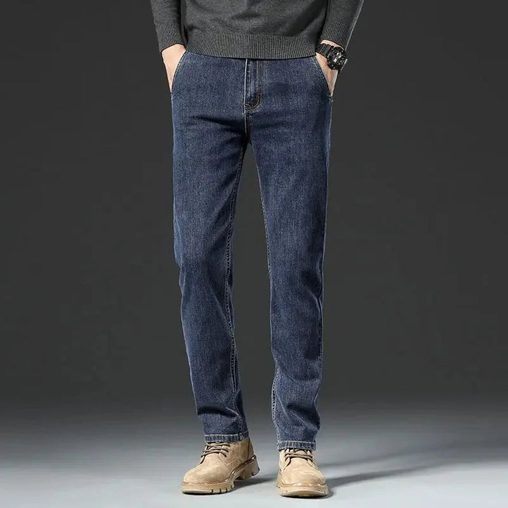 Men's Organic Cotton Blend Vintage-Inspired Jeans | Relaxed Fit with Flexible Comfort 2
