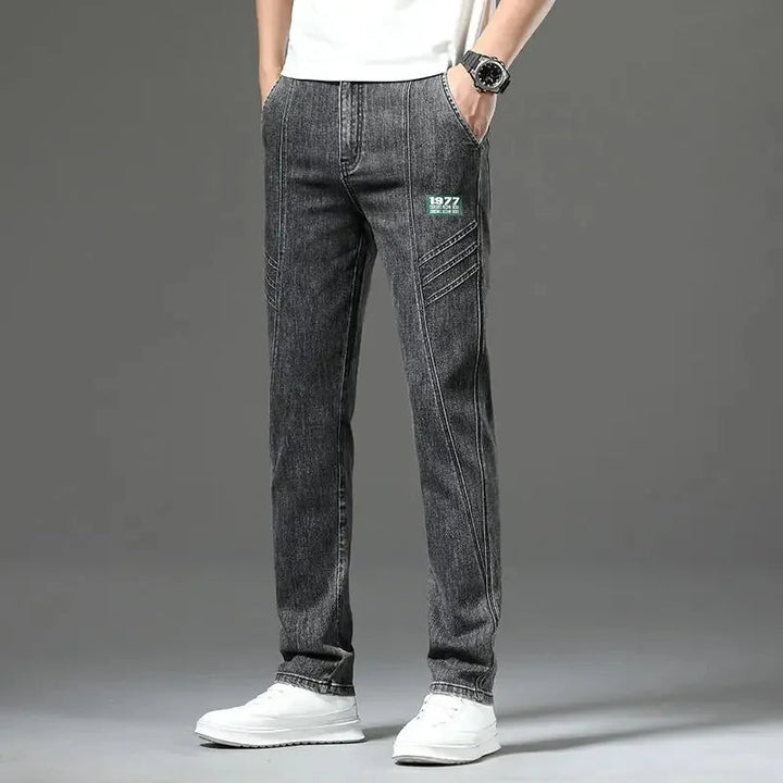 Men's Organic Cotton Blend Vintage-Inspired Jeans | Relaxed Fit with Flexible Comfort 3