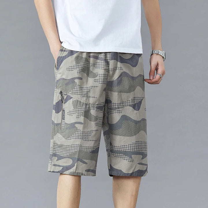 Men's Organic Cotton Cargo Shorts | Relaxed Lightweight Comfort Fit 1