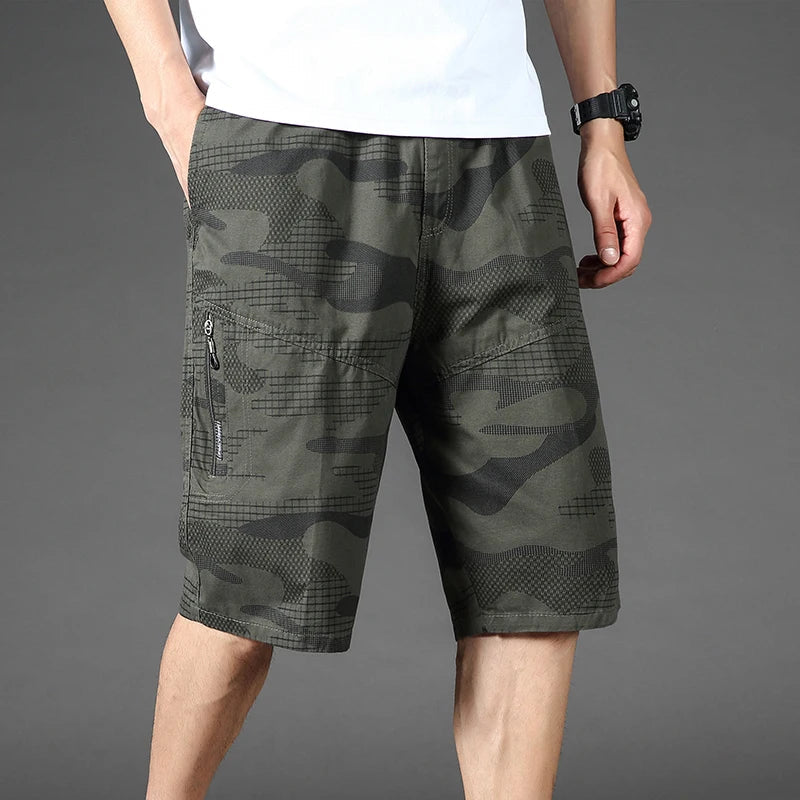 Men's Organic Cotton Cargo Shorts | Relaxed Lightweight Comfort Fit 2