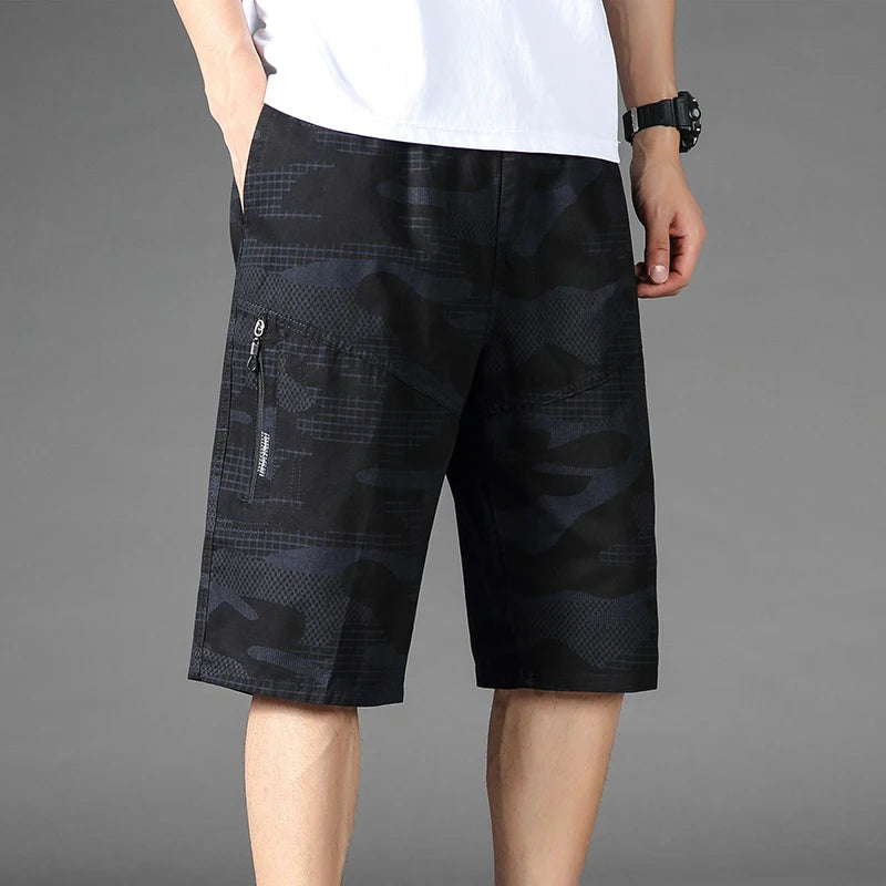 Men's Organic Cotton Cargo Shorts | Relaxed Lightweight Comfort Fit 3