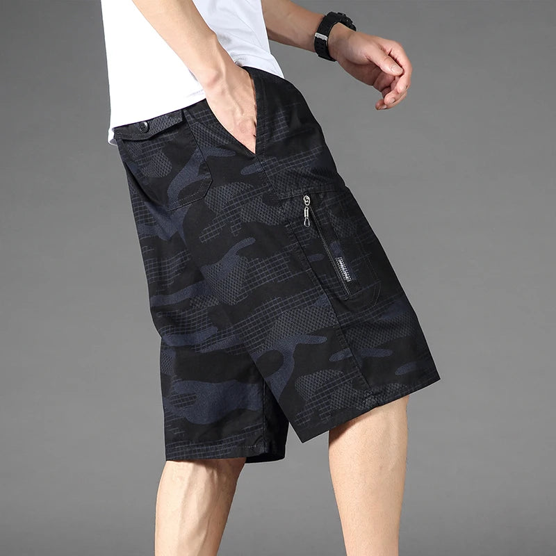 Men's Organic Cotton Cargo Shorts | Relaxed Lightweight Comfort Fit 4