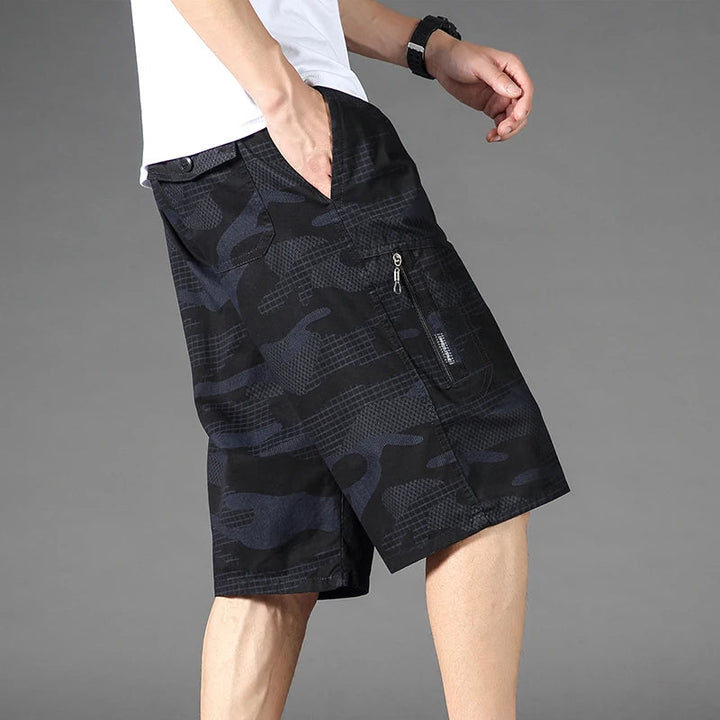 Men's Organic Cotton Cargo Shorts | Relaxed Lightweight Comfort Fit 4