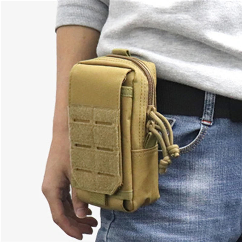 Men's Oxford Cloth Waist Pack | Versatile Outdoor Utility Design | All-Day Comfort Fit 3