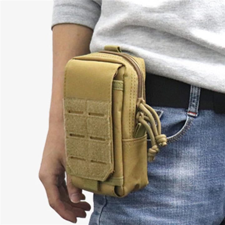 Men's Oxford Cloth Waist Pack | Versatile Outdoor Utility Design | All-Day Comfort Fit 3