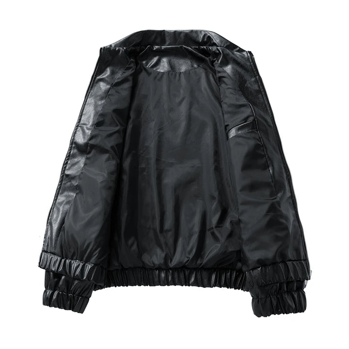 Men's PU Leather Casual Jacket | Stylish Retro Windproof Design 4