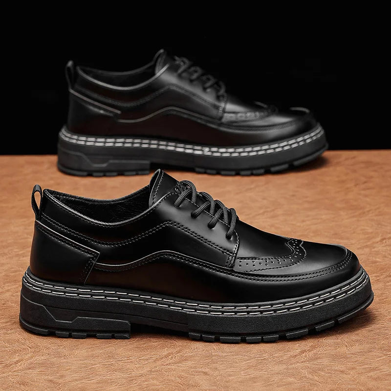 Men's PU Leather Dress Shoes | Sleek All-Day Comfort Design 0