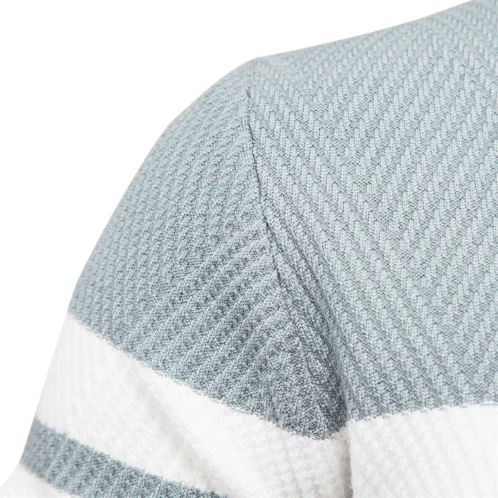 Men's Patchwork Pullover Sweater | Stylish Warm Autumn Essential 3