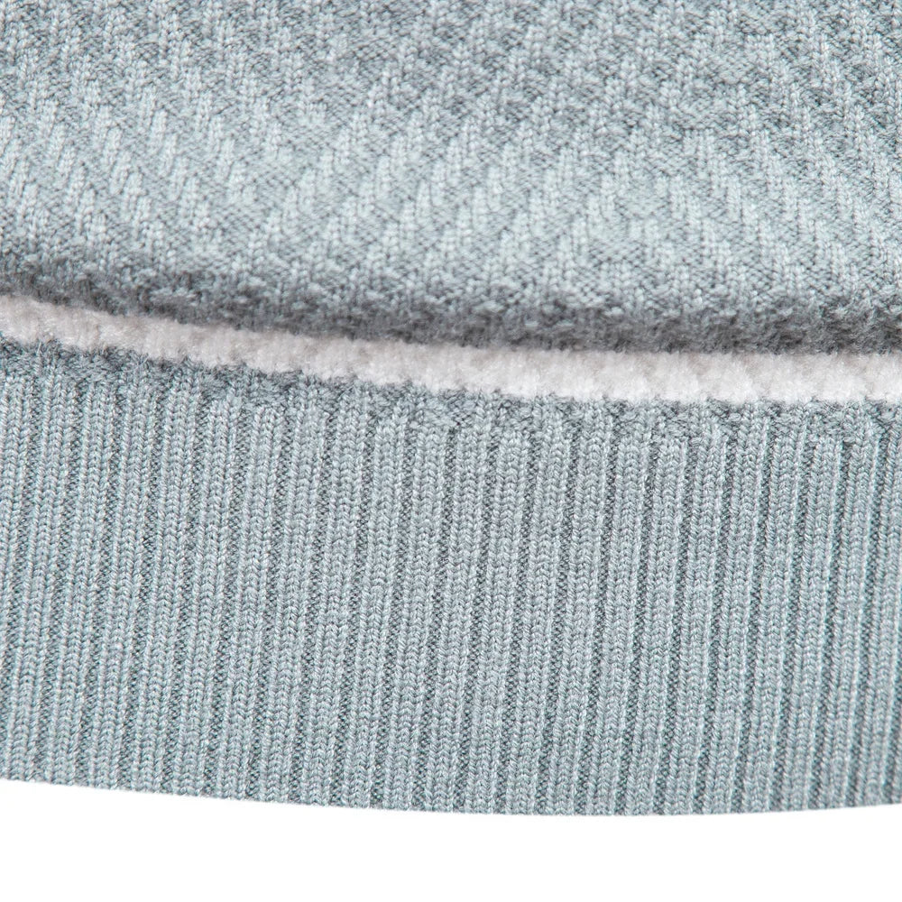 Men's Patchwork Pullover Sweater | Stylish Warm Autumn Essential 4