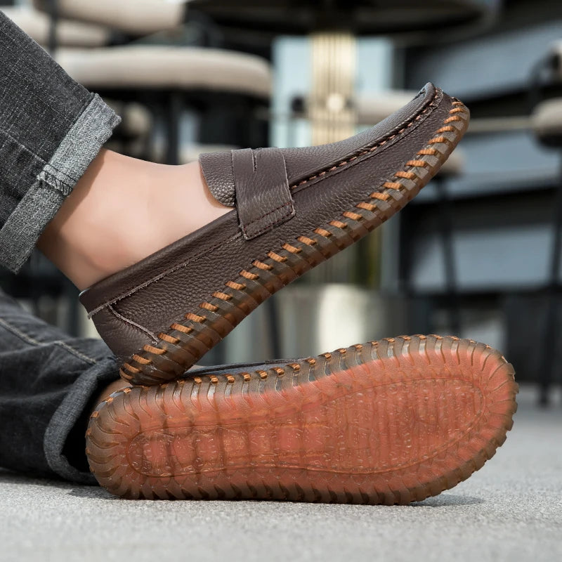 Men's Patent Leather Penny Loafers | Classic Casual Elegance 5