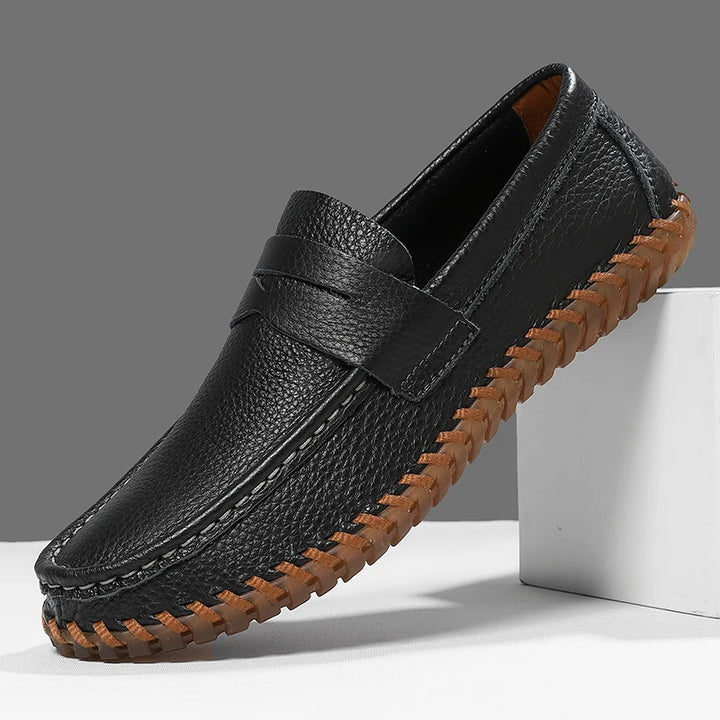 Men's Patent Leather Penny Loafers | Classic Casual Elegance 8