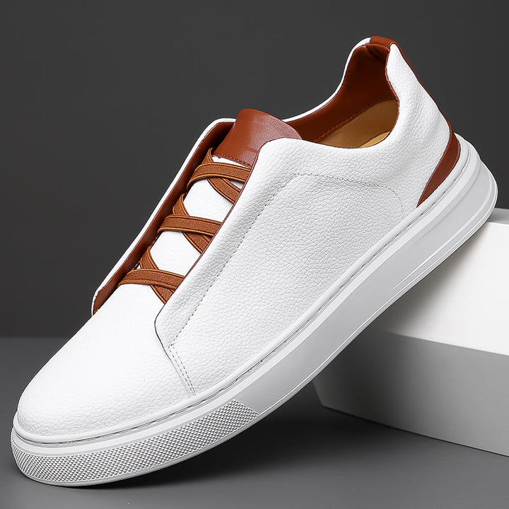 Men's Pebbled Leather Dress Shoes | Structured Comfort Design 3