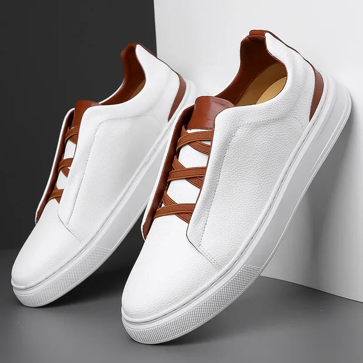 Men's Pebbled Leather Dress Shoes | Structured Comfort Design 4