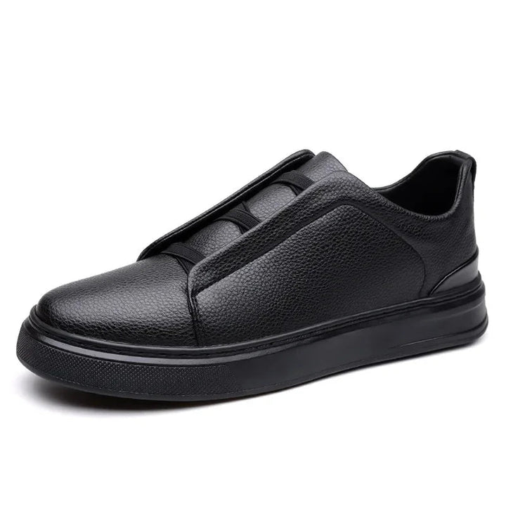 Men's Pebbled Leather Dress Shoes | Structured Comfort Design 9