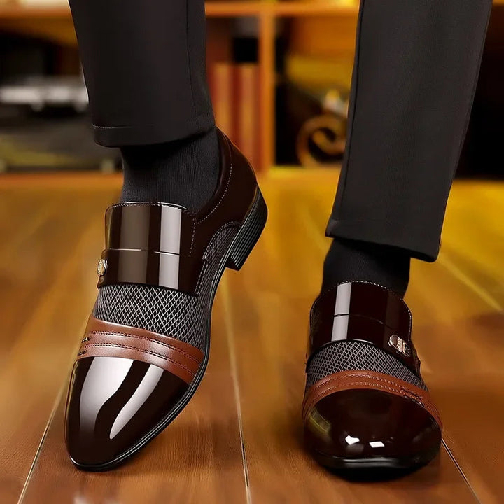 Men's Polished Leather Loafers | Refined Modern Elegance 6