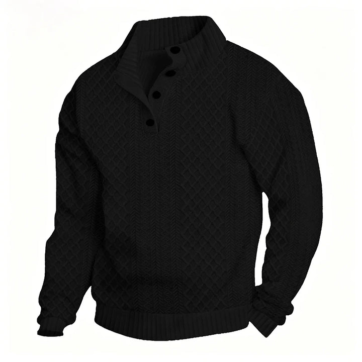 Men's Polyester Jacquard Henley Shirt | Soft Breathable Everyday Essential 7