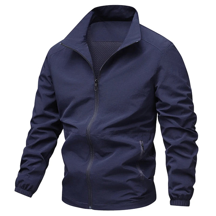 Men's Polyester Spandex Varsity Jacket | Lightweight Breathable Comfort 2