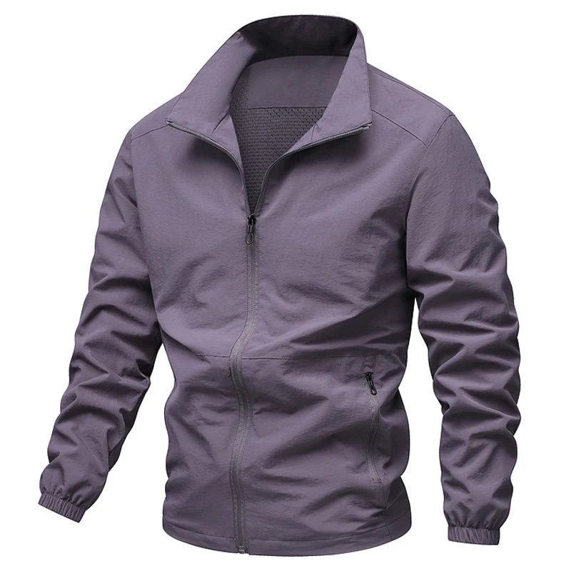 Men's Polyester Spandex Varsity Jacket | Lightweight Breathable Comfort 3