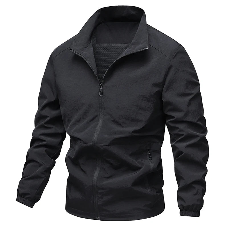 Men's Polyester Spandex Varsity Jacket | Lightweight Breathable Comfort 4