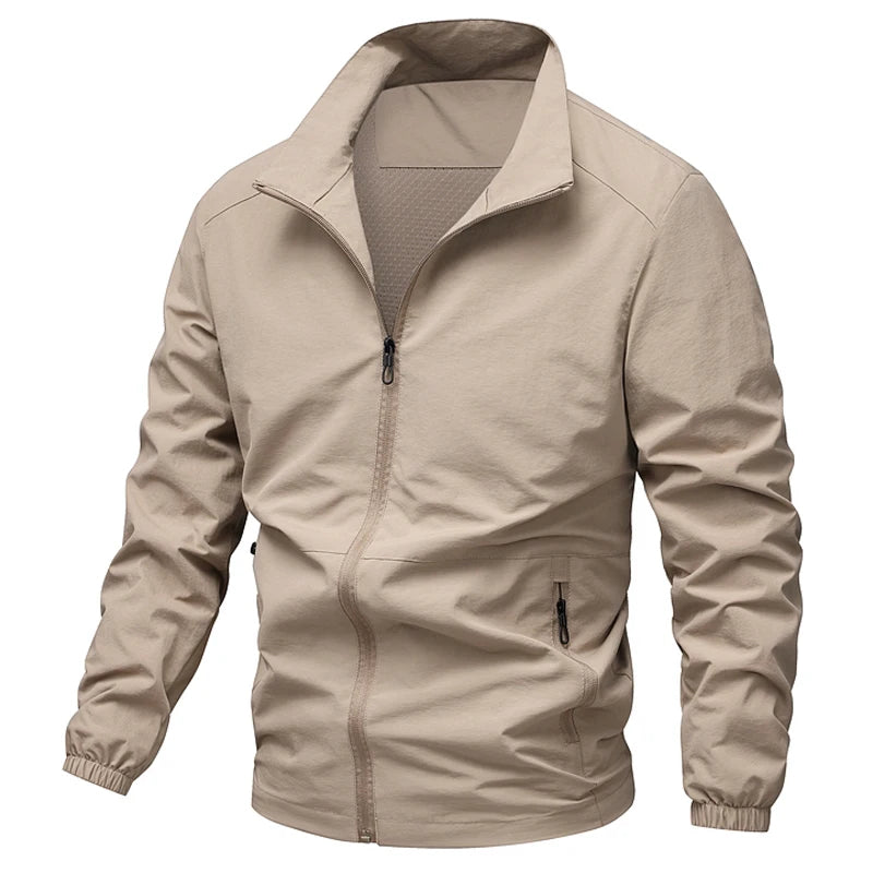 Men's Polyester Spandex Varsity Jacket | Lightweight Breathable Comfort 5