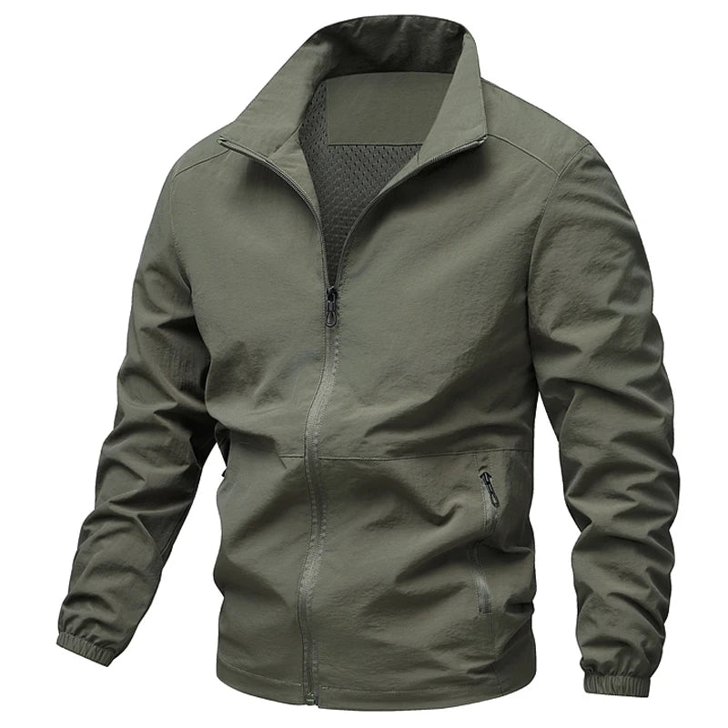 Men's Polyester Spandex Varsity Jacket | Lightweight Breathable Comfort 7