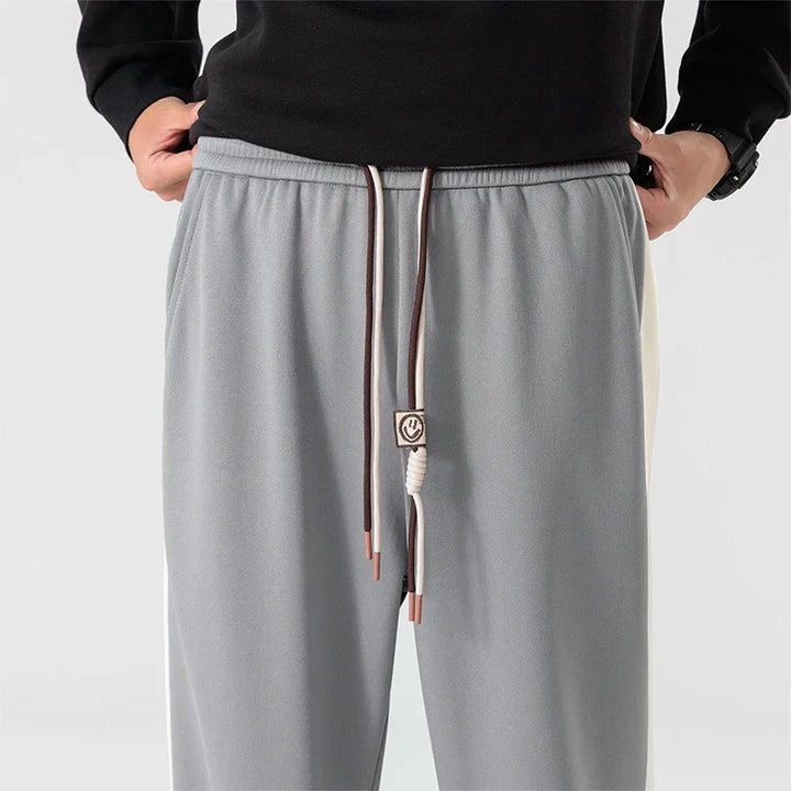 Men's Polyester Wide Leg Trousers | Relaxed Oversized Streetwear Fit 2