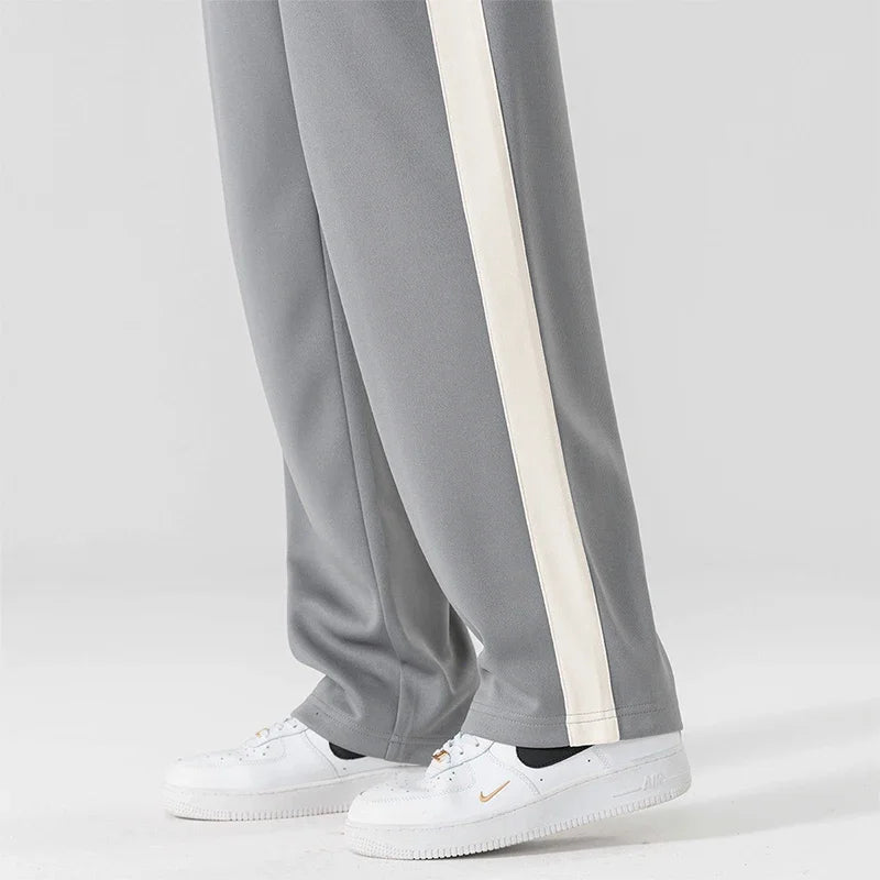 Men's Polyester Wide Leg Trousers | Relaxed Oversized Streetwear Fit 4
