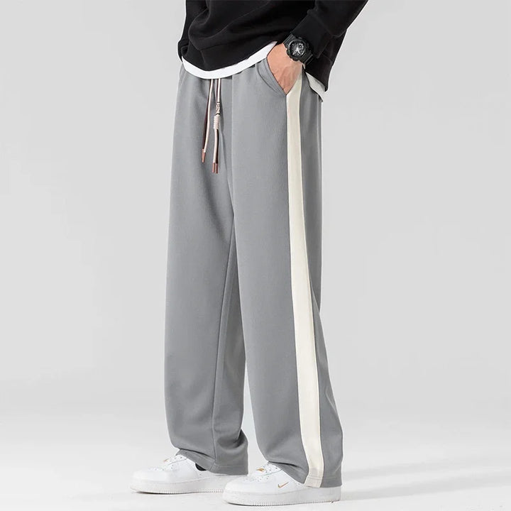 Men's Polyester Wide Leg Trousers | Relaxed Oversized Streetwear Fit 9
