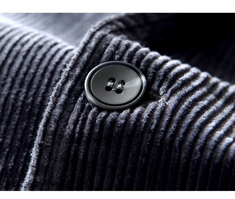 Men's Premium Corduroy Blazer Jacket | Timeless Relaxed Fit Design | Classic Smart-Casual Layering 5