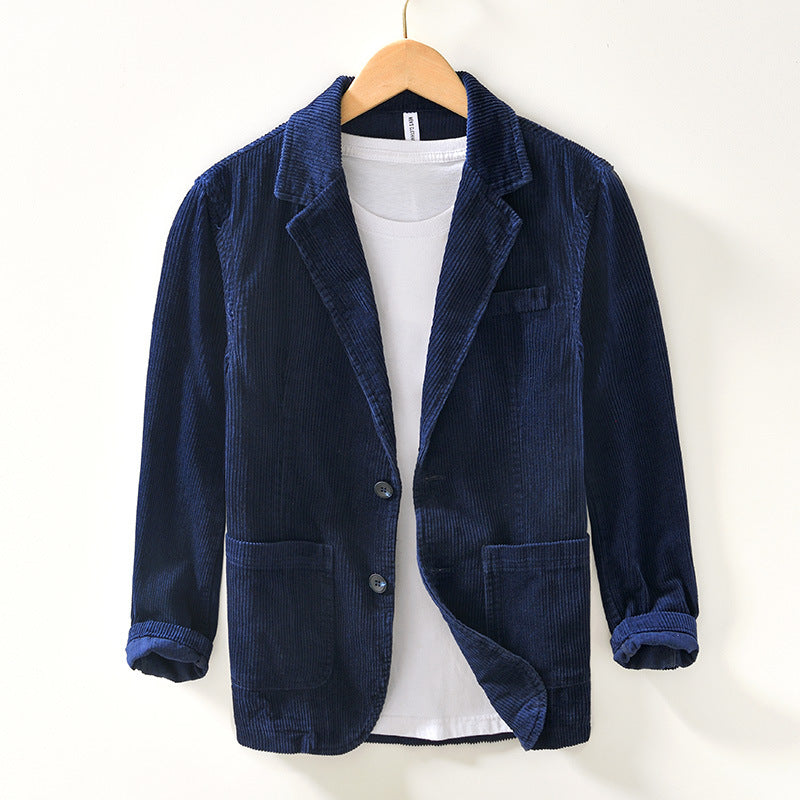 Men's Premium Corduroy Blazer Jacket | Timeless Relaxed Fit Design | Classic Smart-Casual Layering 8