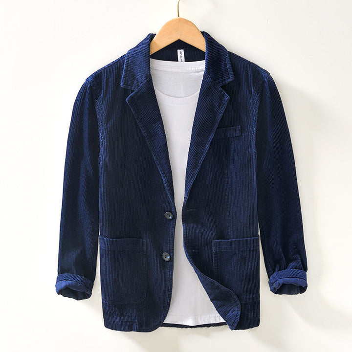 Men's Premium Corduroy Blazer Jacket | Timeless Relaxed Fit Design | Classic Smart-Casual Layering 8
