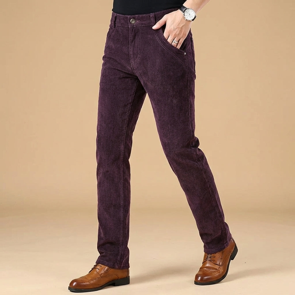 Men's Premium Corduroy Trousers | Tailored Sophisticated Style 3