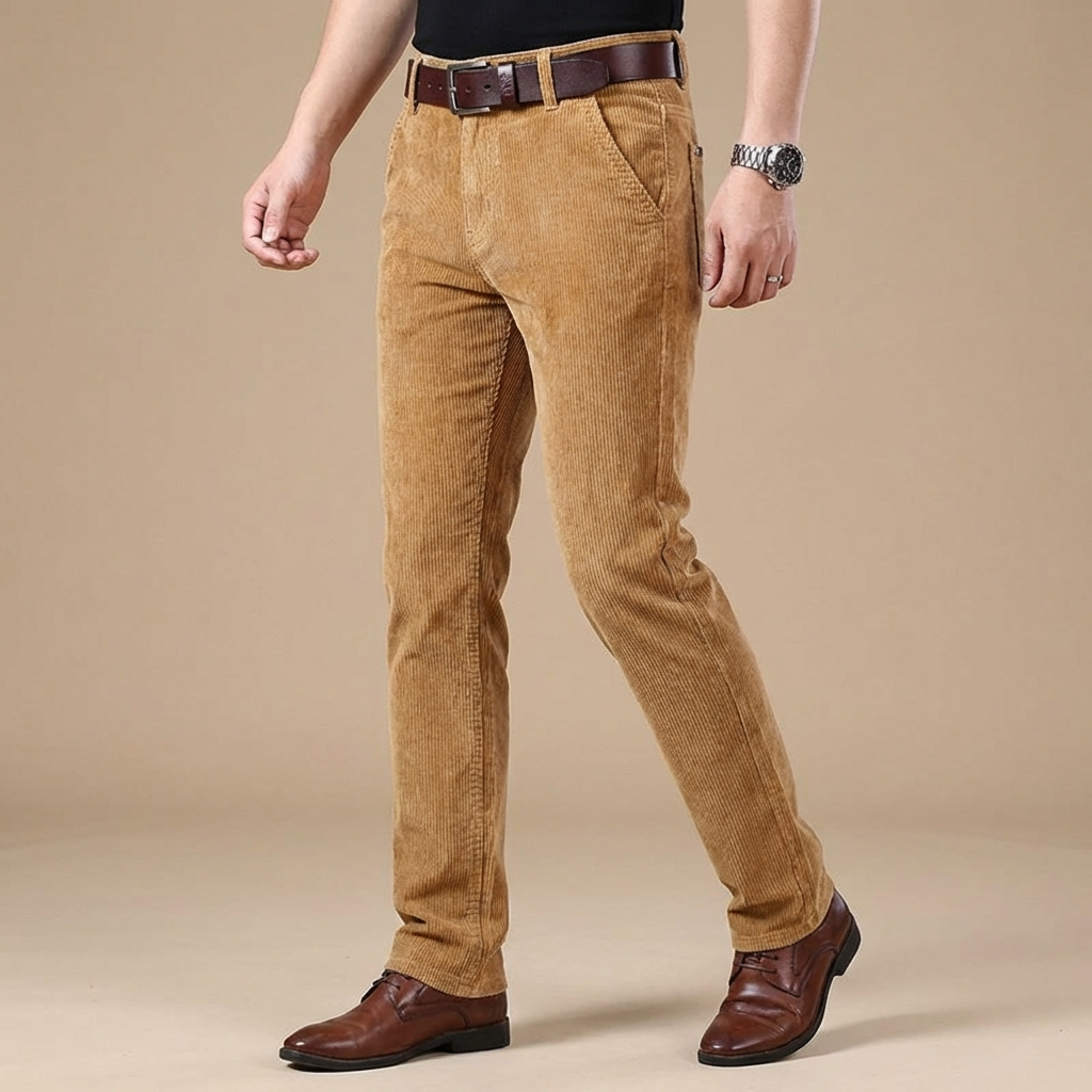 Men's Premium Corduroy Trousers | Tailored Sophisticated Style 4
