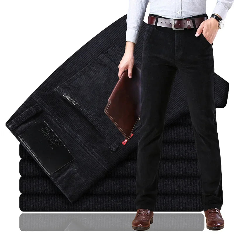 Men's Premium Corduroy Trousers | Tailored Sophisticated Style 7
