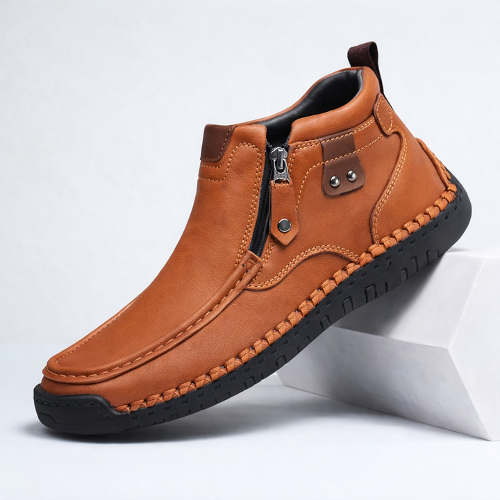 Men's Premium Italian Leather Ankle Boots | Effortless All-Day Comfort 0