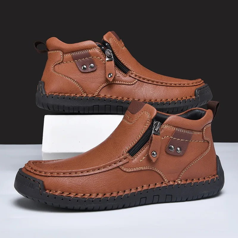 Men's Premium Italian Leather Ankle Boots | Effortless All-Day Comfort 3