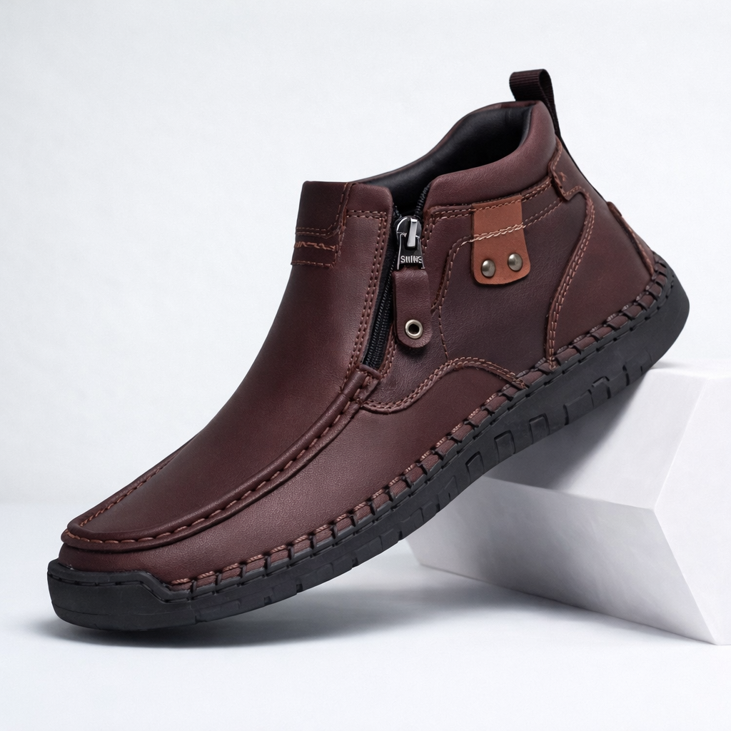Men's Premium Italian Leather Ankle Boots | Effortless All-Day Comfort 4