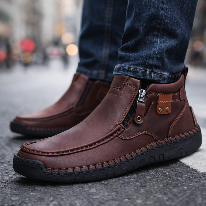 Men's Premium Italian Leather Ankle Boots | Effortless All-Day Comfort 5