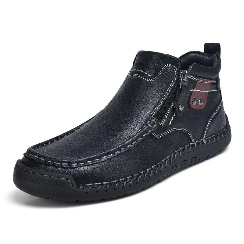 Men's Premium Italian Leather Ankle Boots | Effortless All-Day Comfort 8
