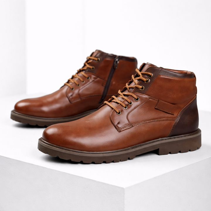 Men's Premium Italian Leather Boots | Refined All-Day Comfort Style 0