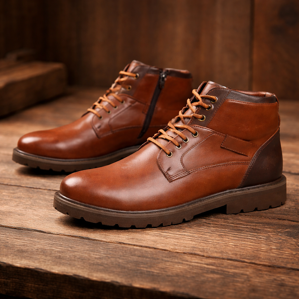 Men's Premium Italian Leather Boots | Refined All-Day Comfort Style 1
