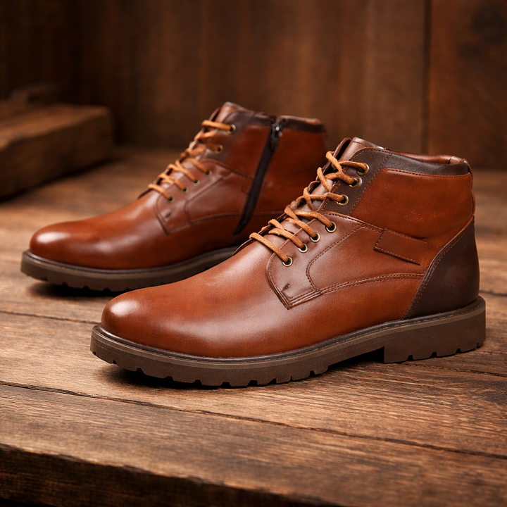 Men's Premium Italian Leather Boots | Refined All-Day Comfort Style 1