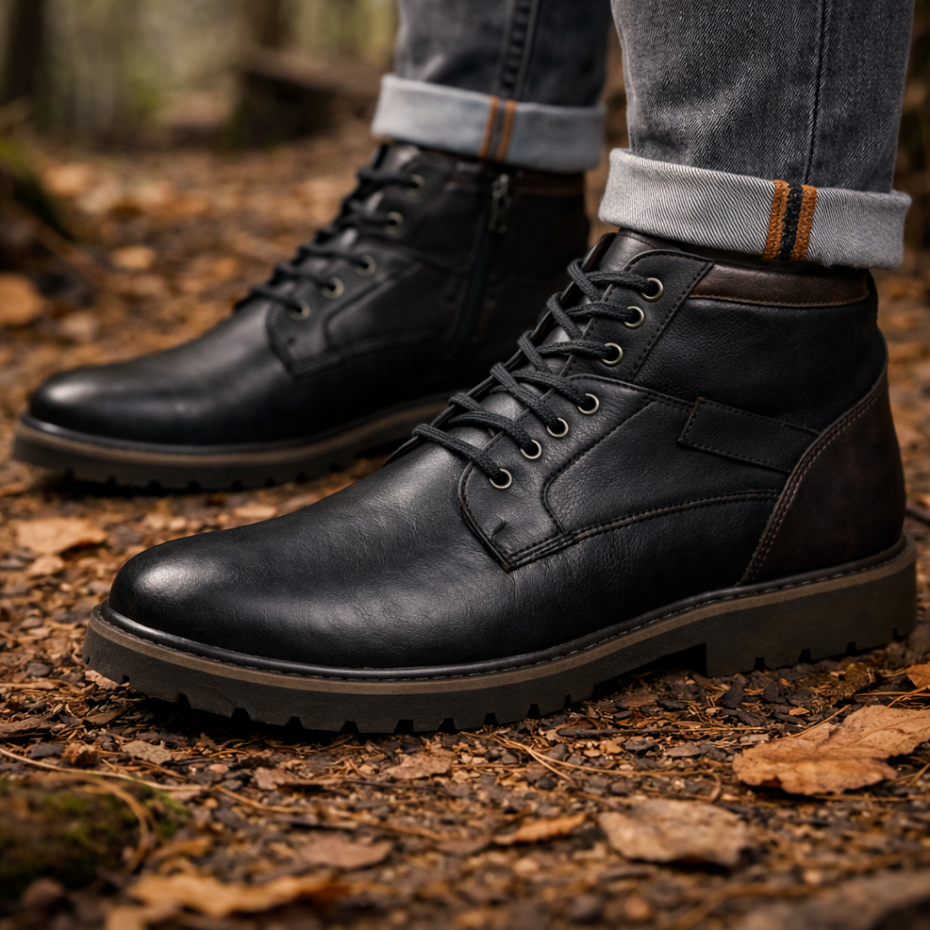 Men's Premium Italian Leather Boots | Refined All-Day Comfort Style 4