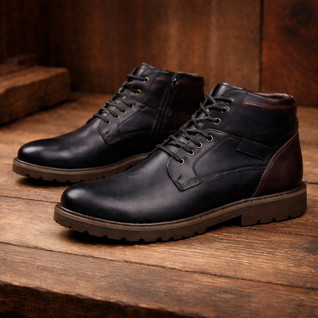 Men's Premium Italian Leather Boots | Refined All-Day Comfort Style 5
