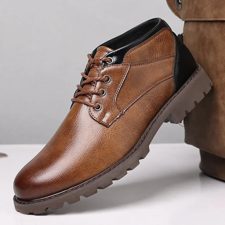Men's Premium Leather Ankle Boots | Refined All-Day Comfort Fit 1
