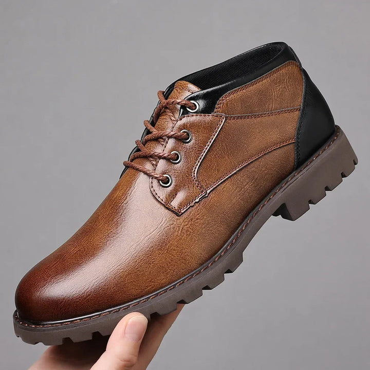Men's Premium Leather Ankle Boots | Refined All-Day Comfort Fit 2