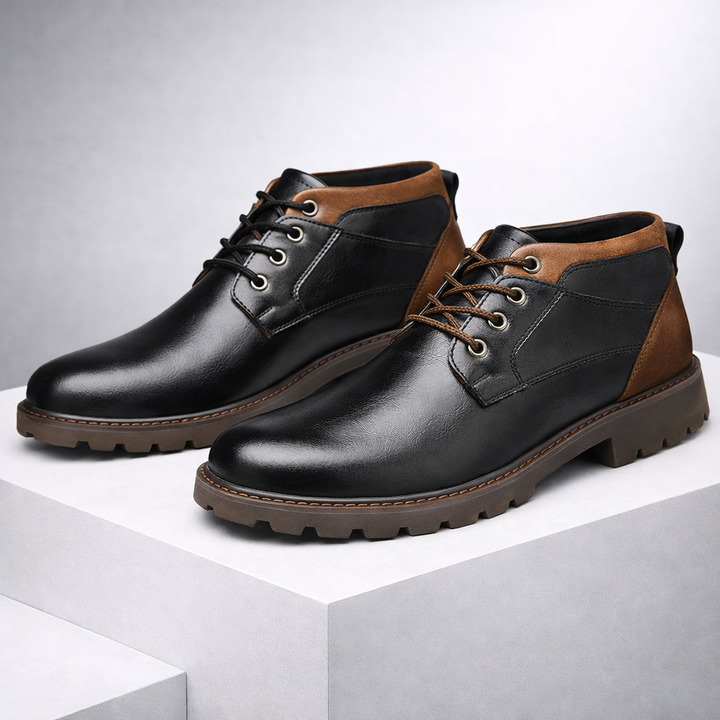 Men's Premium Leather Ankle Boots | Refined All-Day Comfort Fit 3