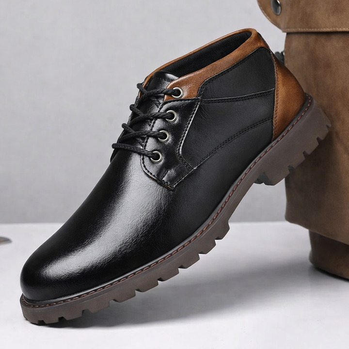 Men's Premium Leather Ankle Boots | Refined All-Day Comfort Fit 4